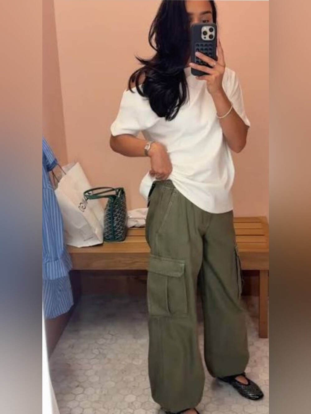 Aritzia TNA Olive Supply Cargo Pants for Woman 8 - Picture 2 of 10